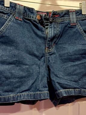 Quiksilver womens Indigo Blue Denim Jean Shorts